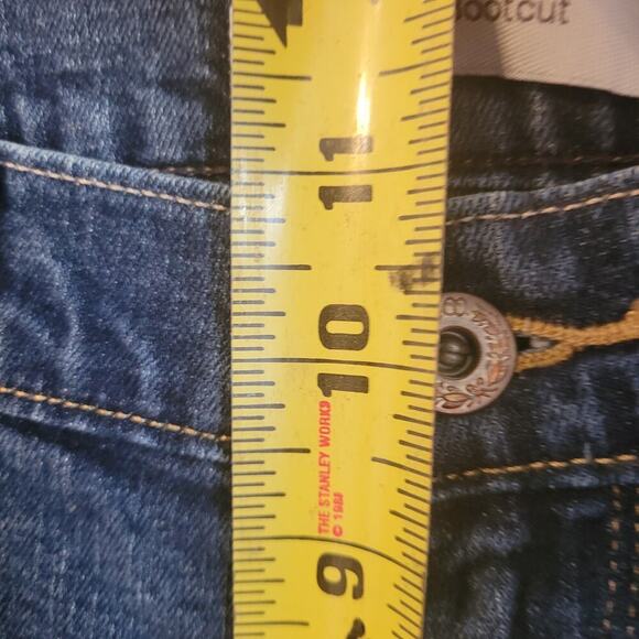Levis 515 Bootcut Denim Jeans Womens 8 Red Tab Mid Rise Medium Wash - Picture 7 of 7
